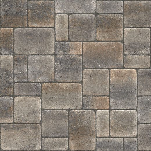 Belgard Dimensions™ Antiqued paver in Lueders Gray — Tumbled Patio color installed in Dallas–Fort Worth by Paverston