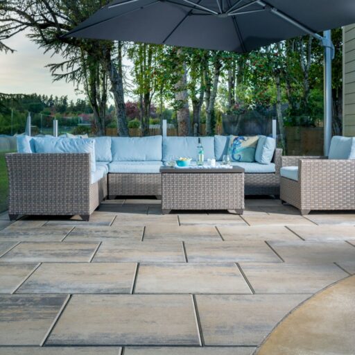 Belgard Cortez Slab paver in Granite — Modern Home color installed in Dallas–Fort Worth by Paverston