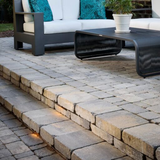 Belgard Dublin Cobble® paver in Toscana Blend — Driveway color installed in Dallas–Fort Worth by Paverston