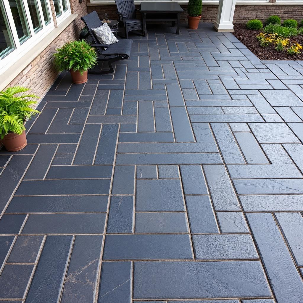 Belgard Old World Paver paver in Charcoal Onyx — Luxury Patio color installed in Dallas–Fort Worth by Paverston