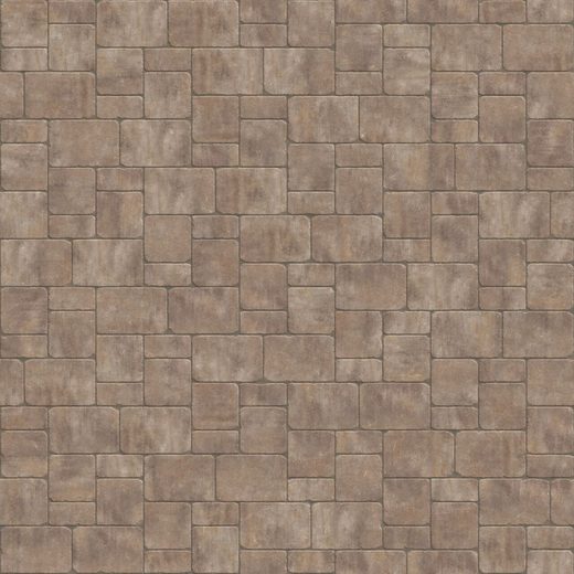 Belgard Dimensions™ Antiqued paver in Danville Beige — Tumbled Patio color installed in Dallas–Fort Worth by Paverston