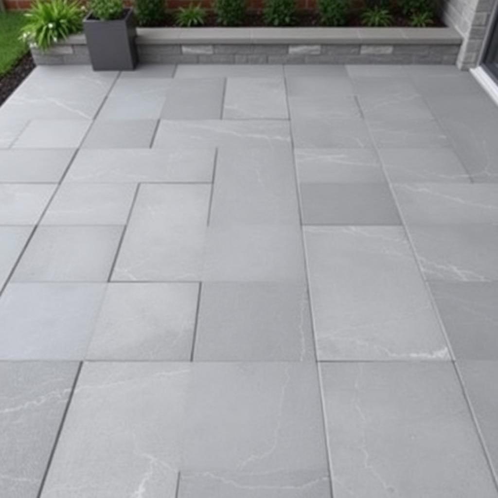 Belgard Melville™ Slab paver in Cascade — Modern Patio color installed in Dallas–Fort Worth by Paverston